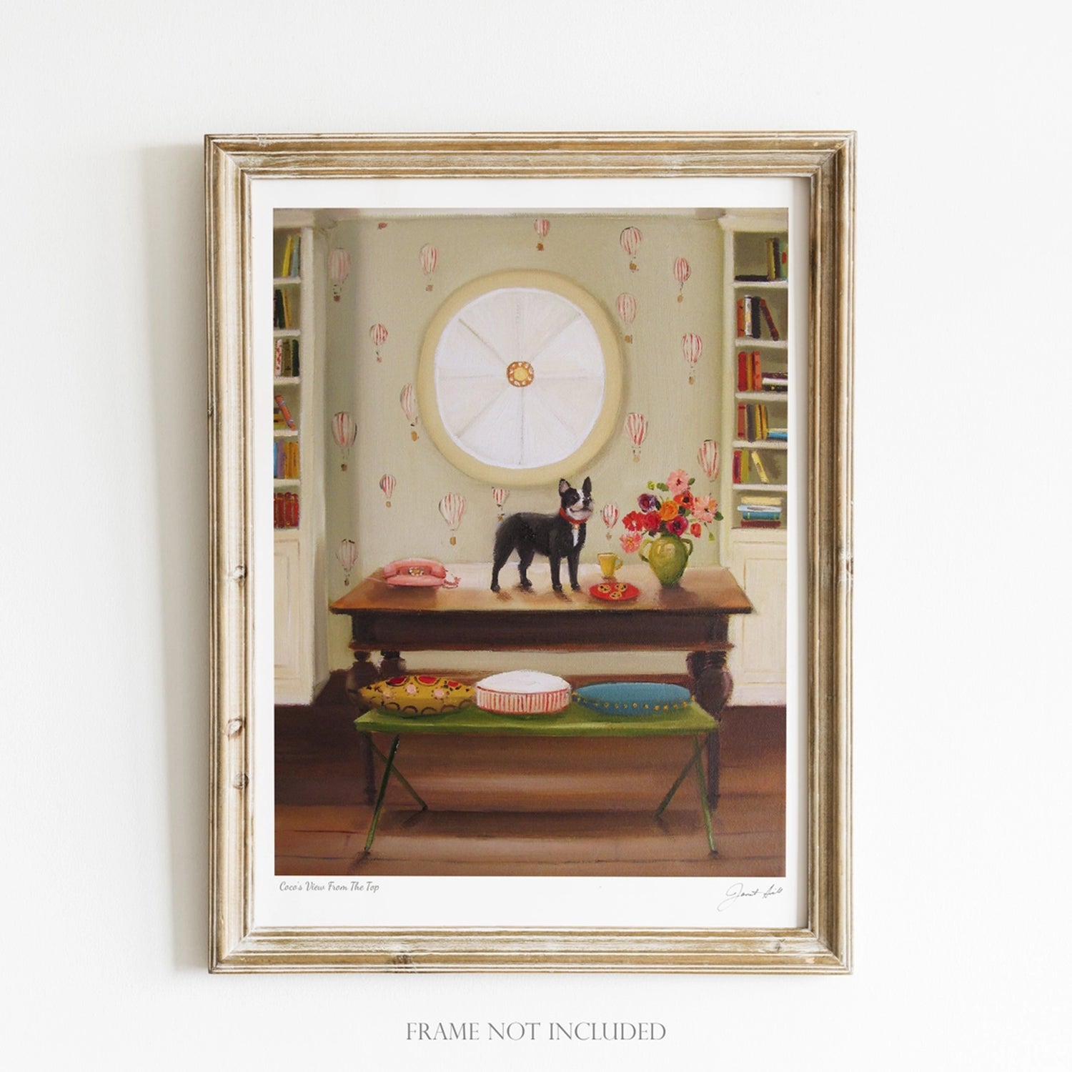 Coco's View From the Top Art Print