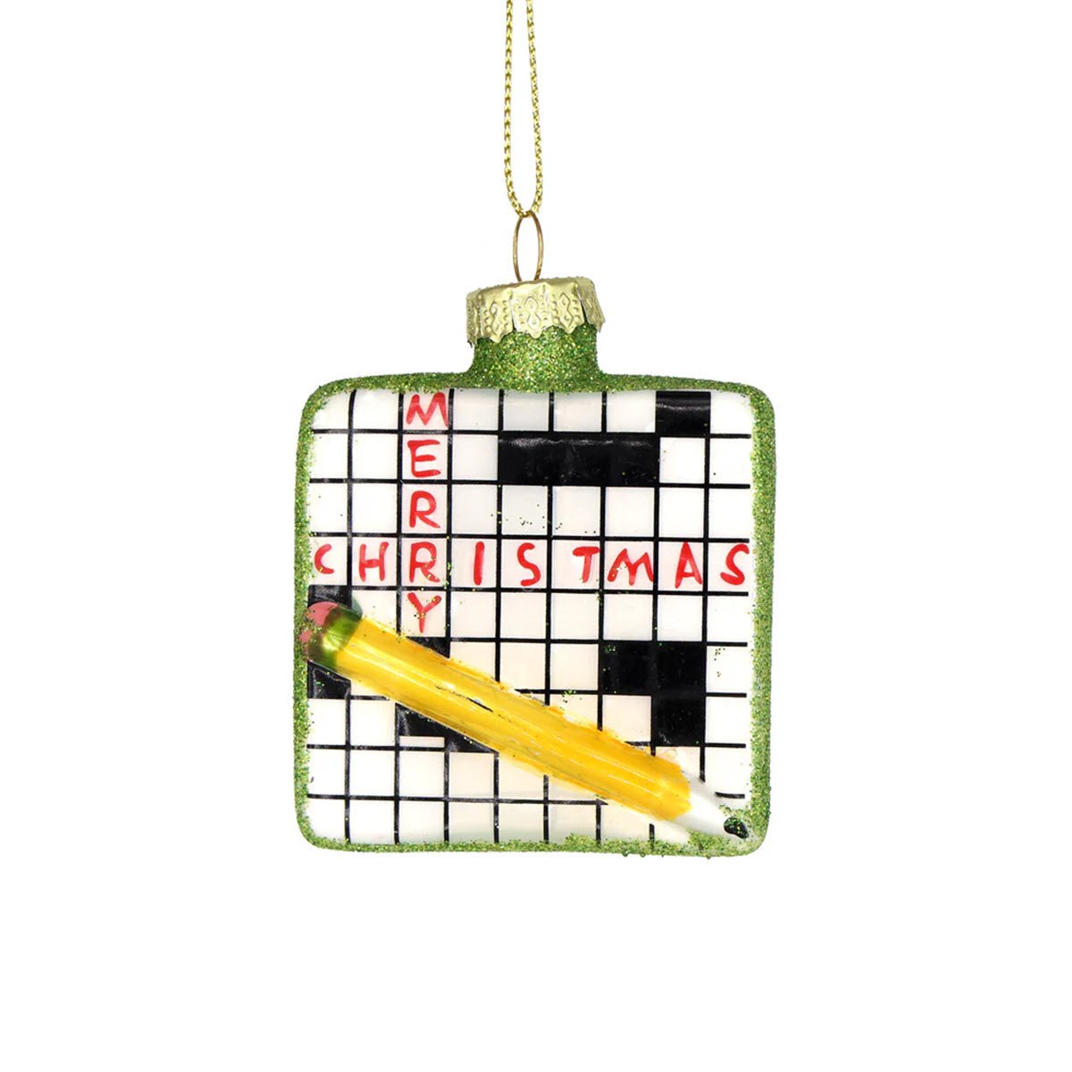 Crossword Ornament