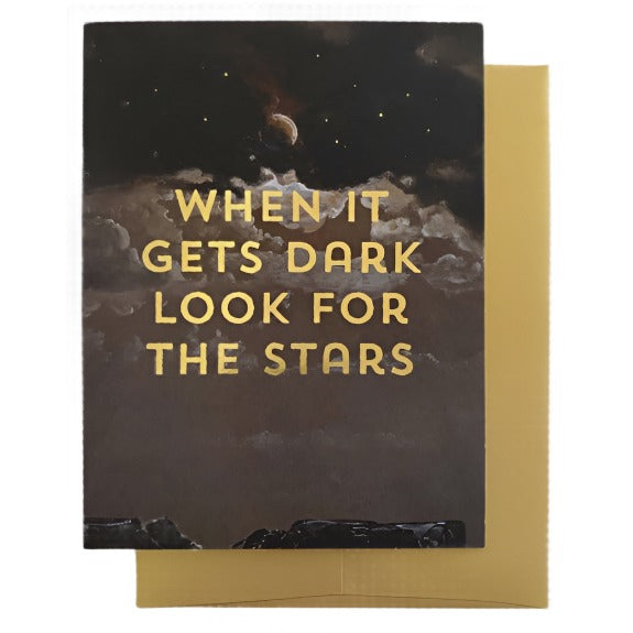 Dark Stars Greeting Card