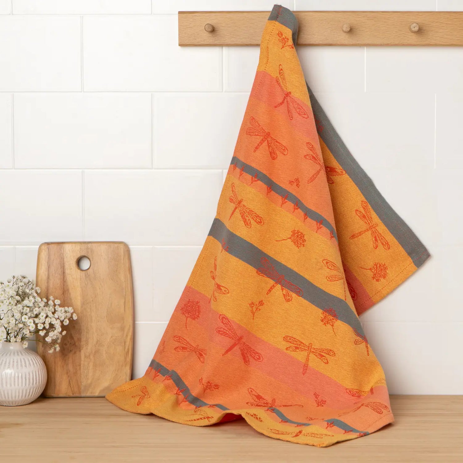 Dragonfly Jacquard Towel