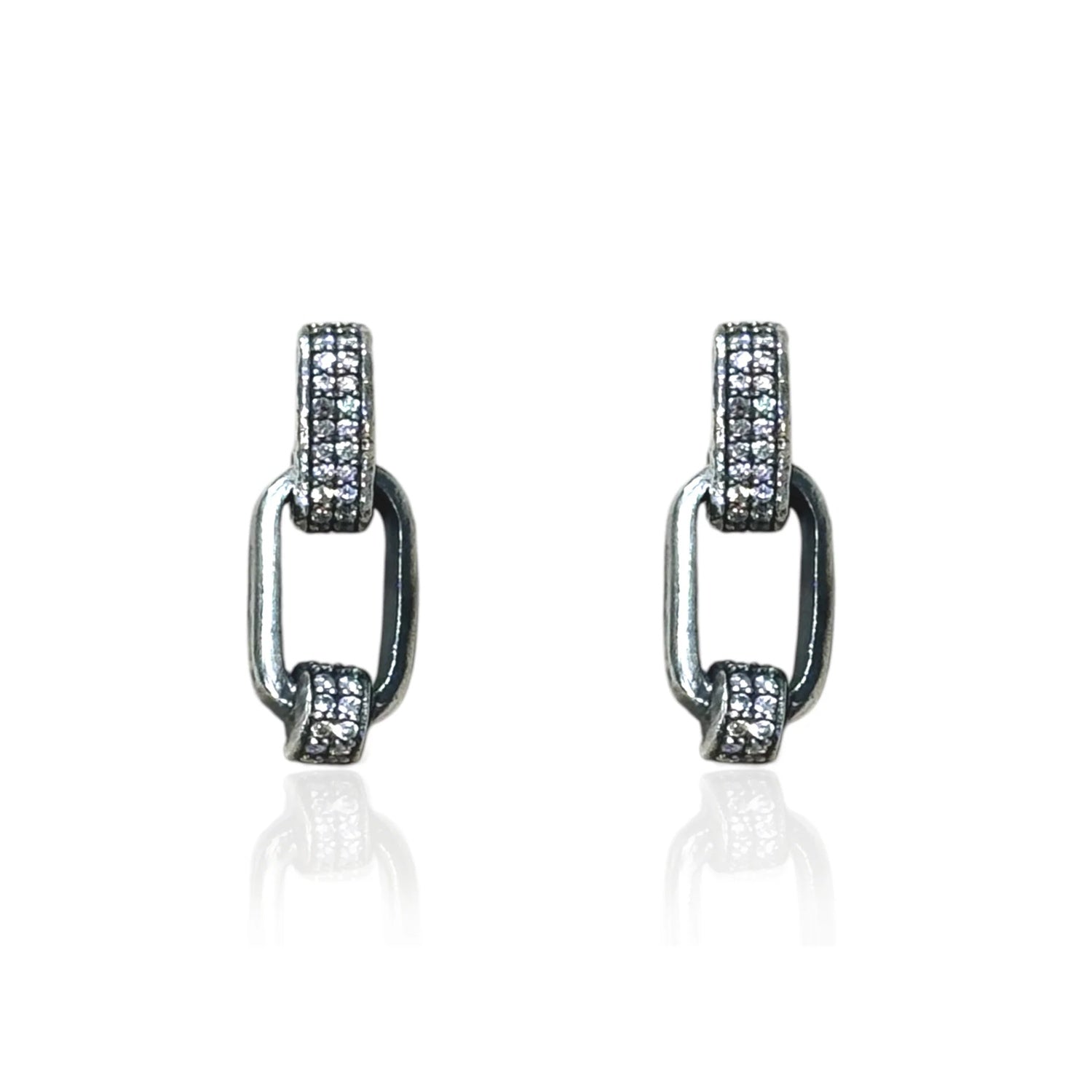 Elise Vintage Silver Earrings