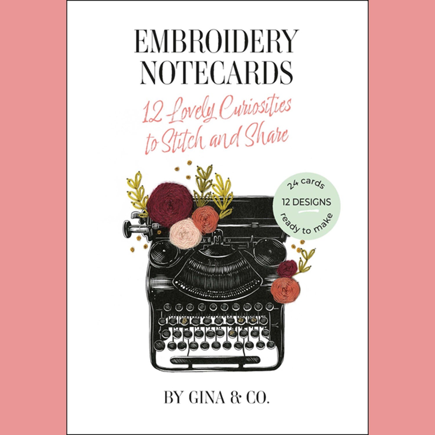 Embroidery Notecards