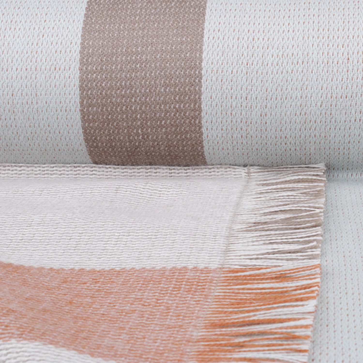Faded Rust Alpaca Throw