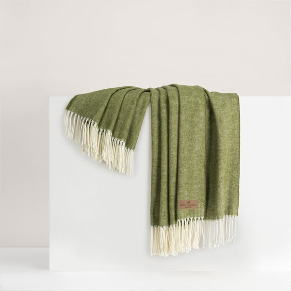 Herringbone  Fern Throw