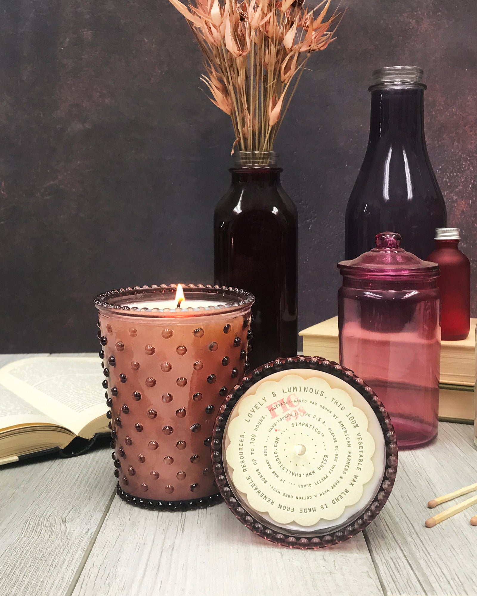 Fig No. 98 Hobnail Candle