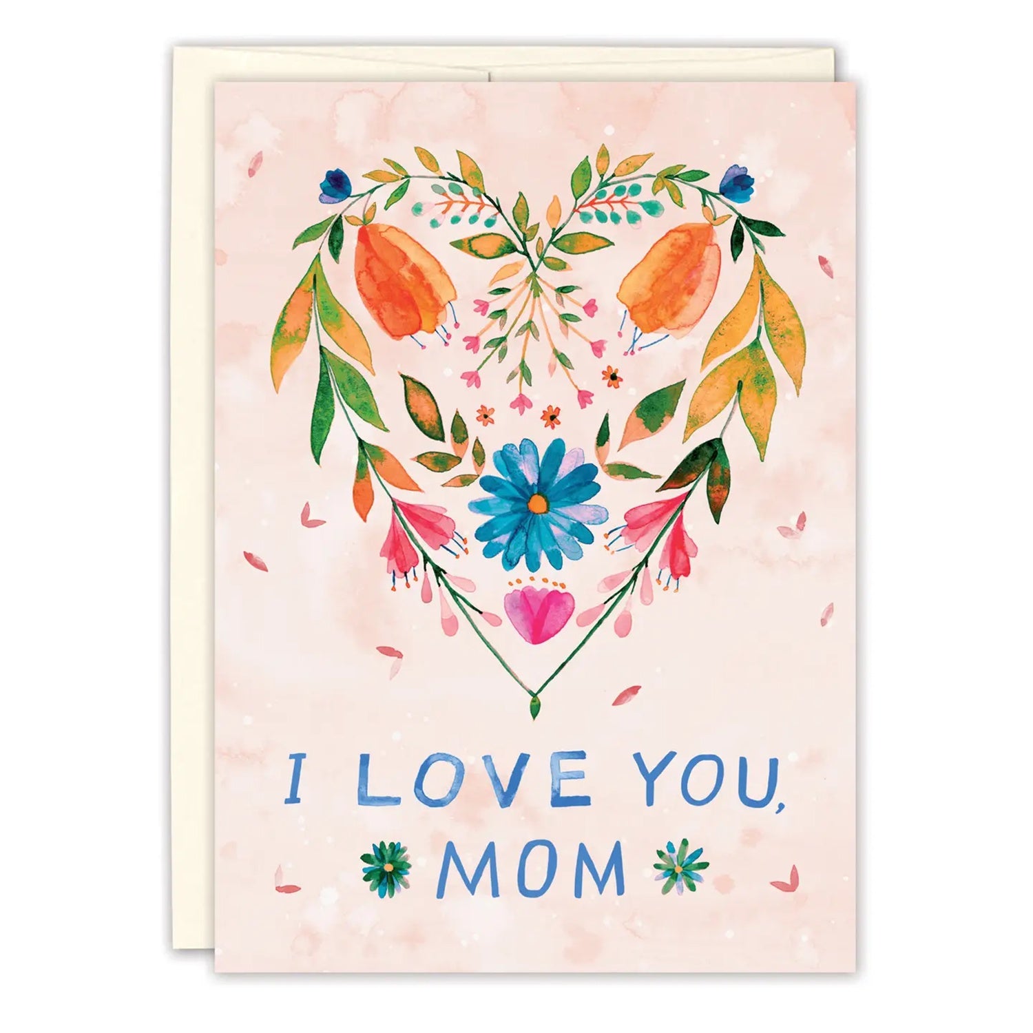 Floral Heart Mother's Day Card