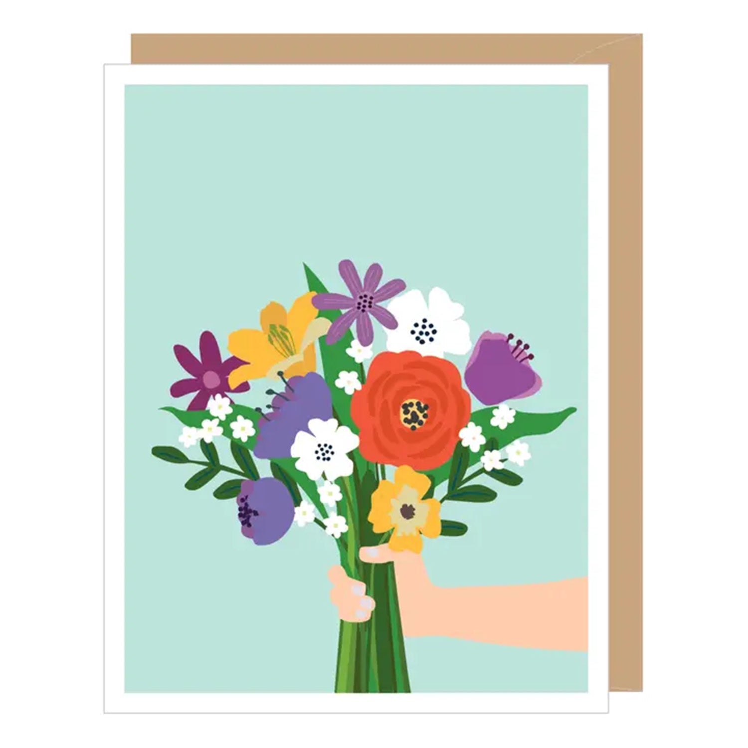 Flower Bouquet Card