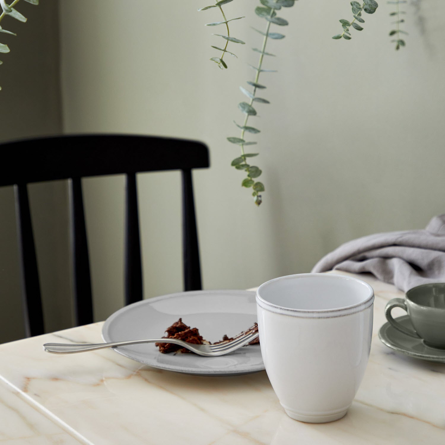 Friso White Salad Plate