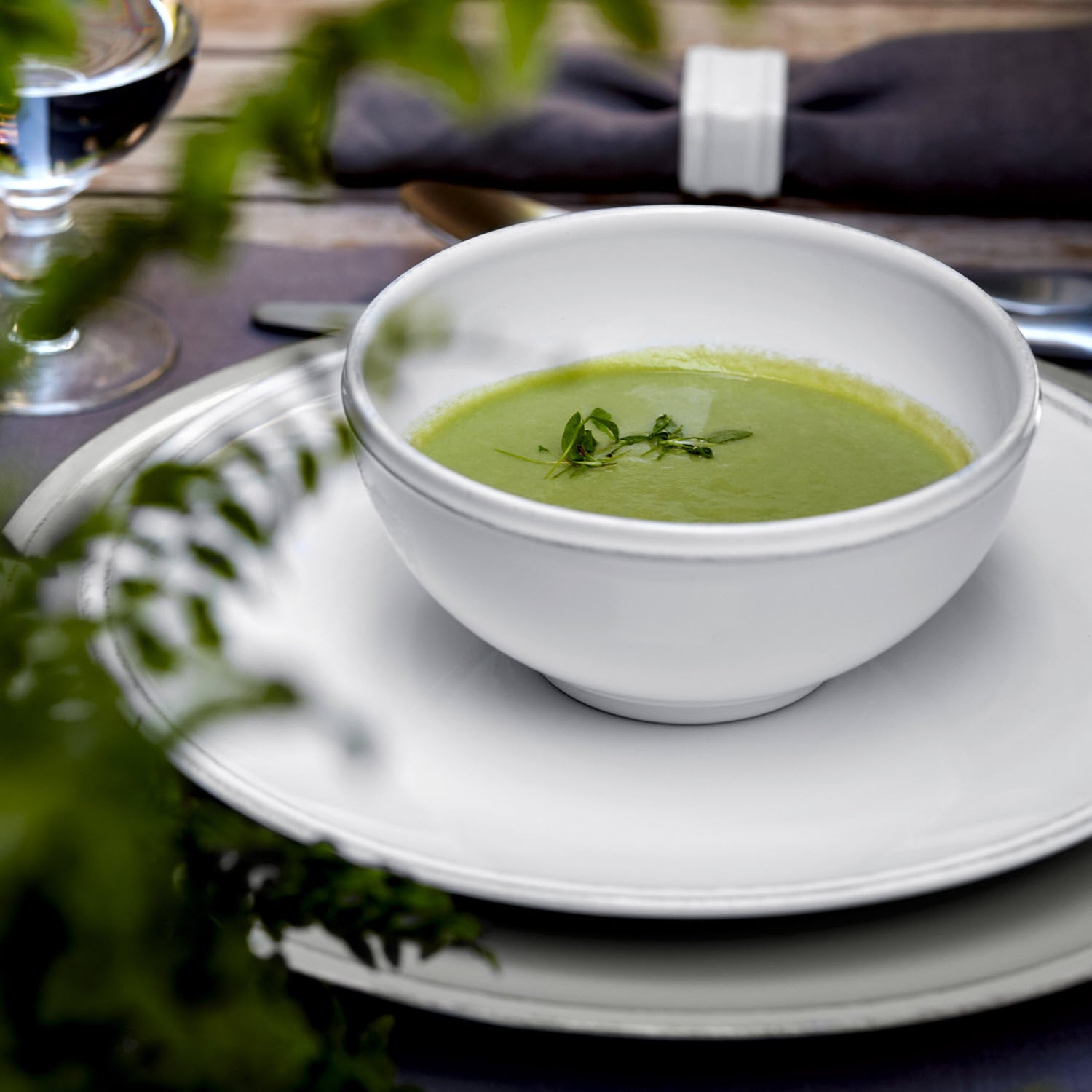 Friso White Cereal-Soup Bowl