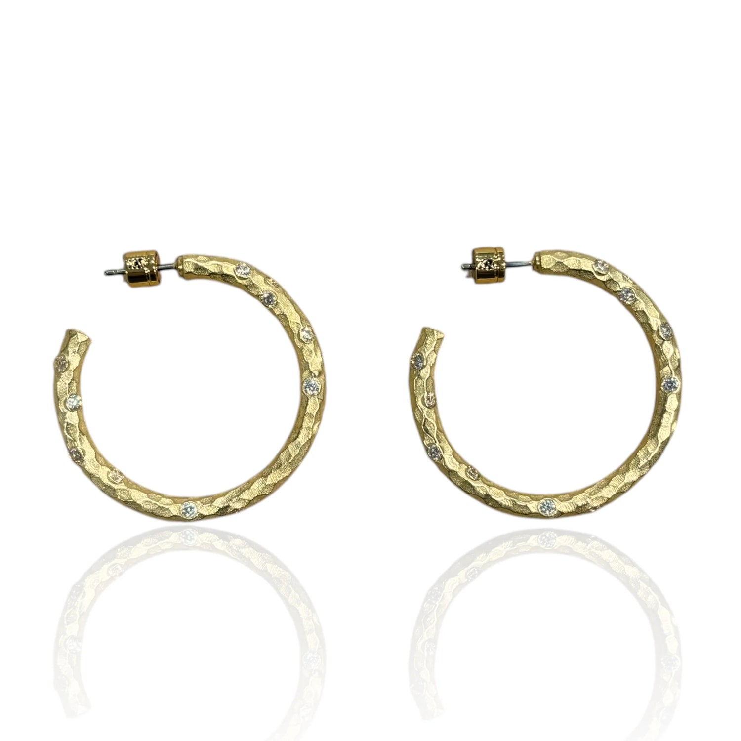 Gold Pavia Hoops 1.5"