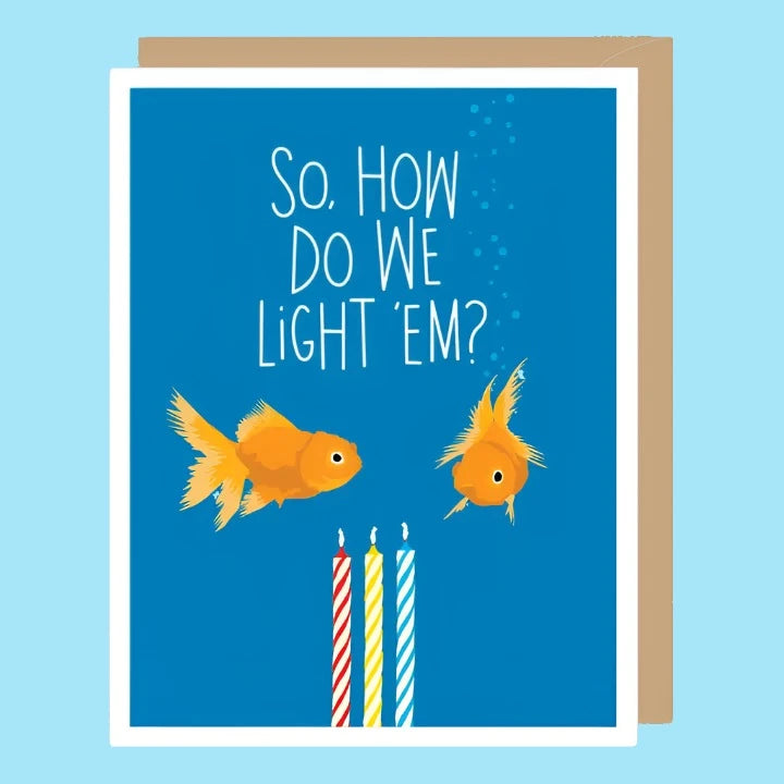 Goldfish Birthday Card