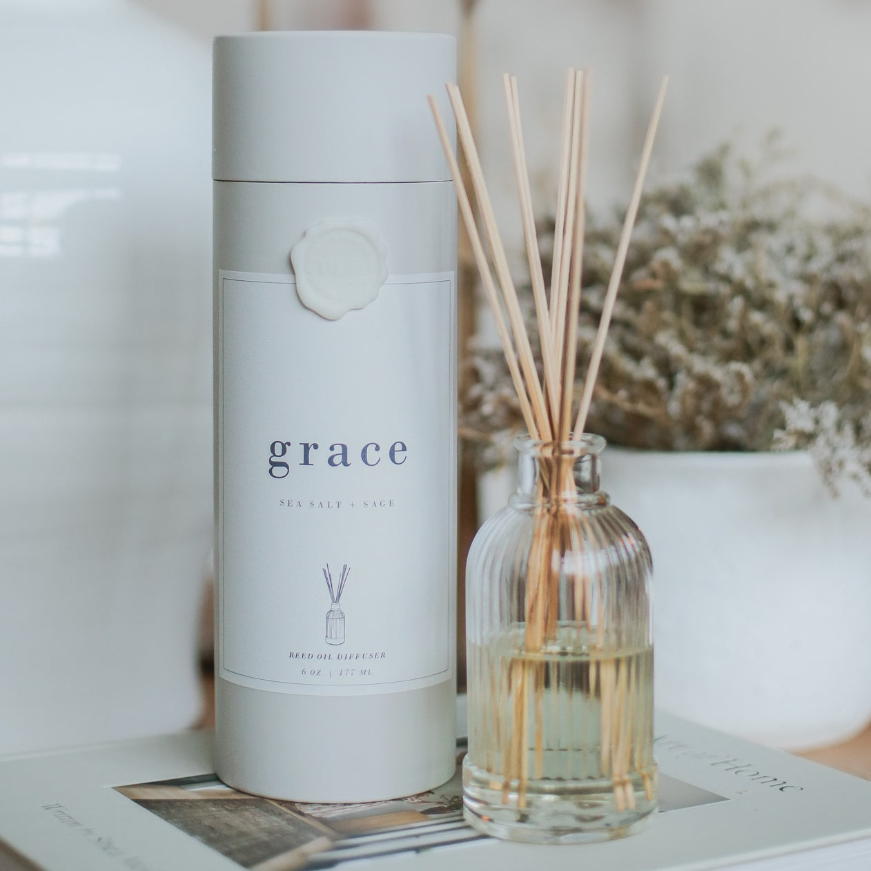 Grace - Sea Salt + Sage Reed Diffuser