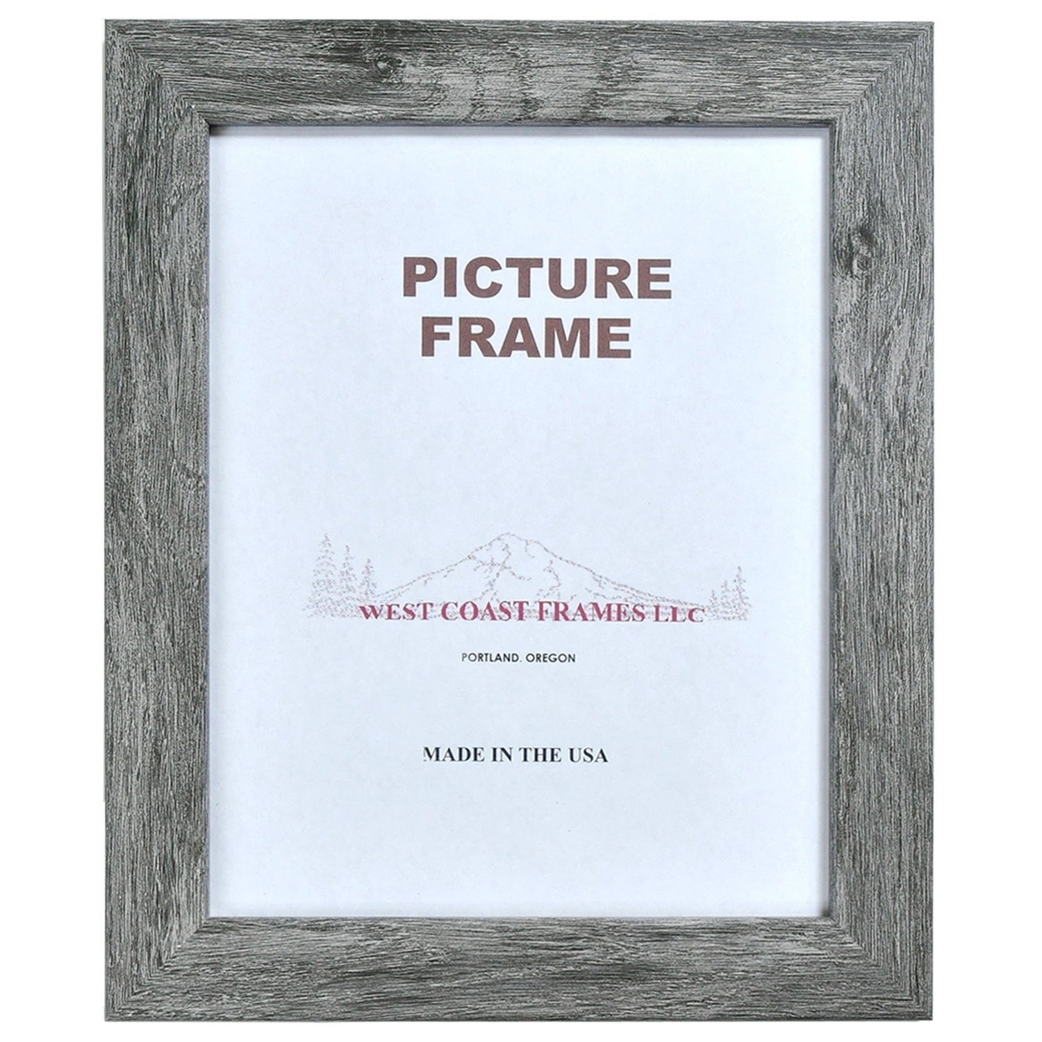Gray Rustic Picture Frame