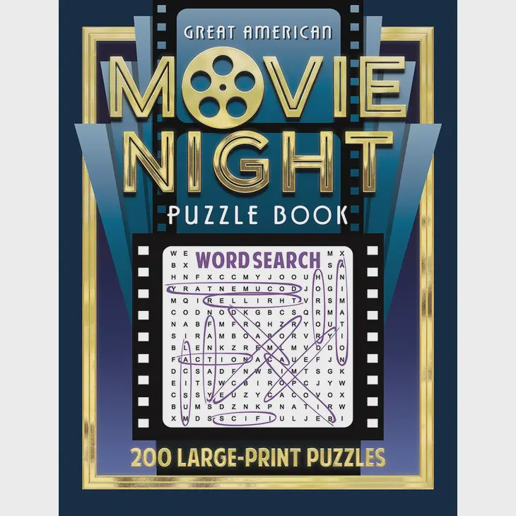 Great American Movie Night Puzzle Book