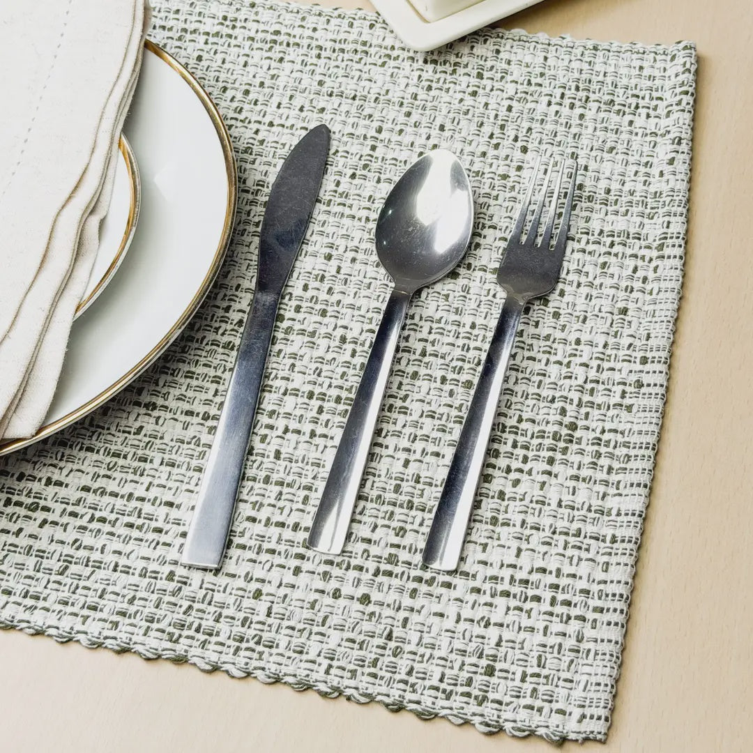Pebbles Green Placemat