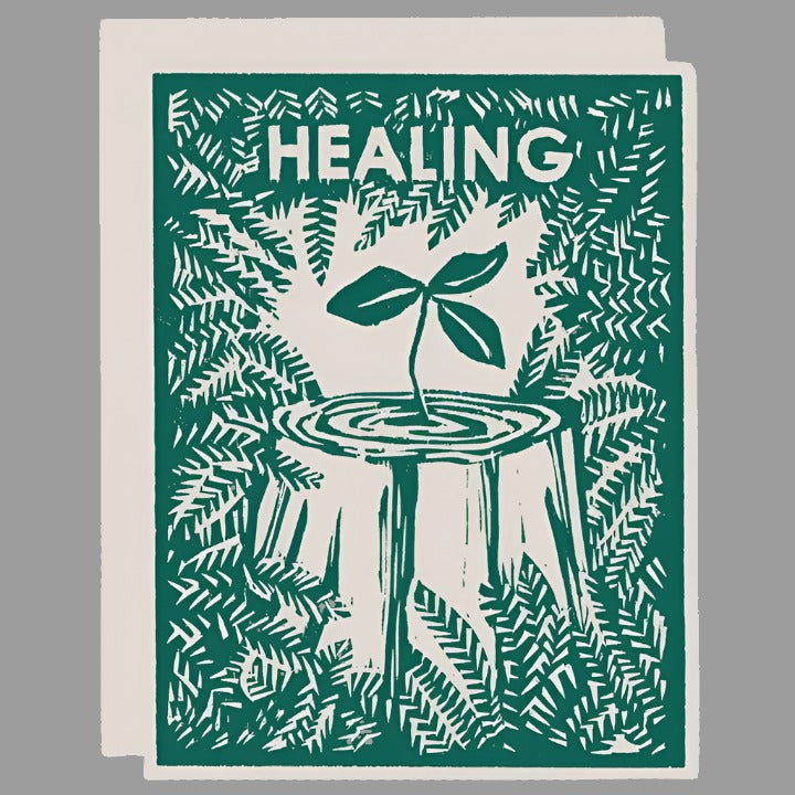 Healing Nurse Tree Get Well Card