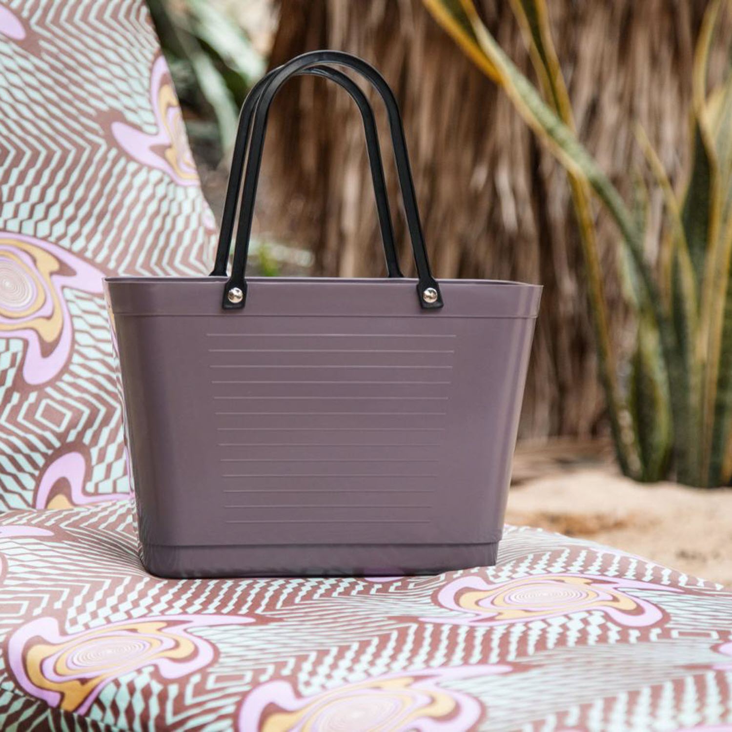 Dark Plum Hinza Eco-Tote