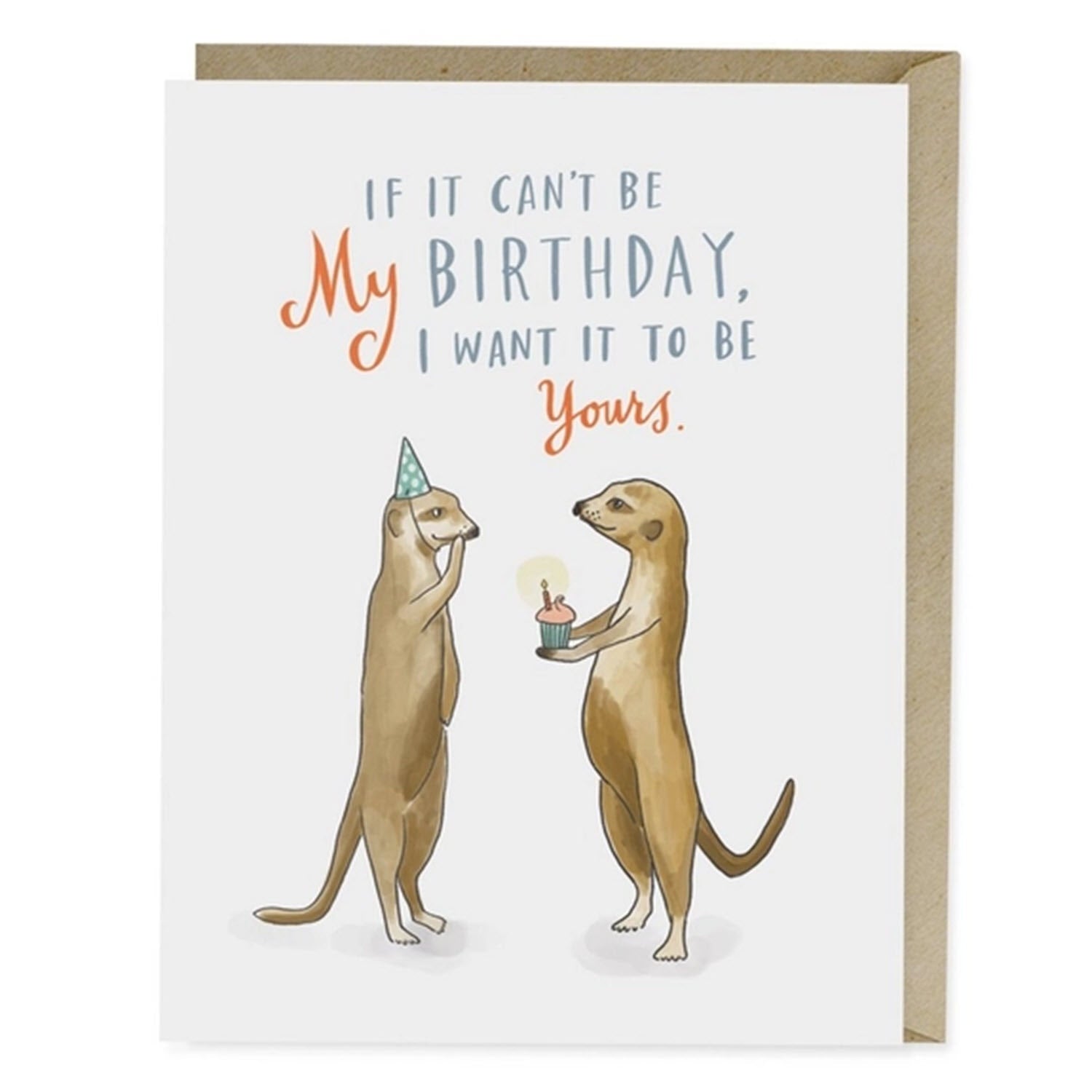 if it can't Birthday  Card