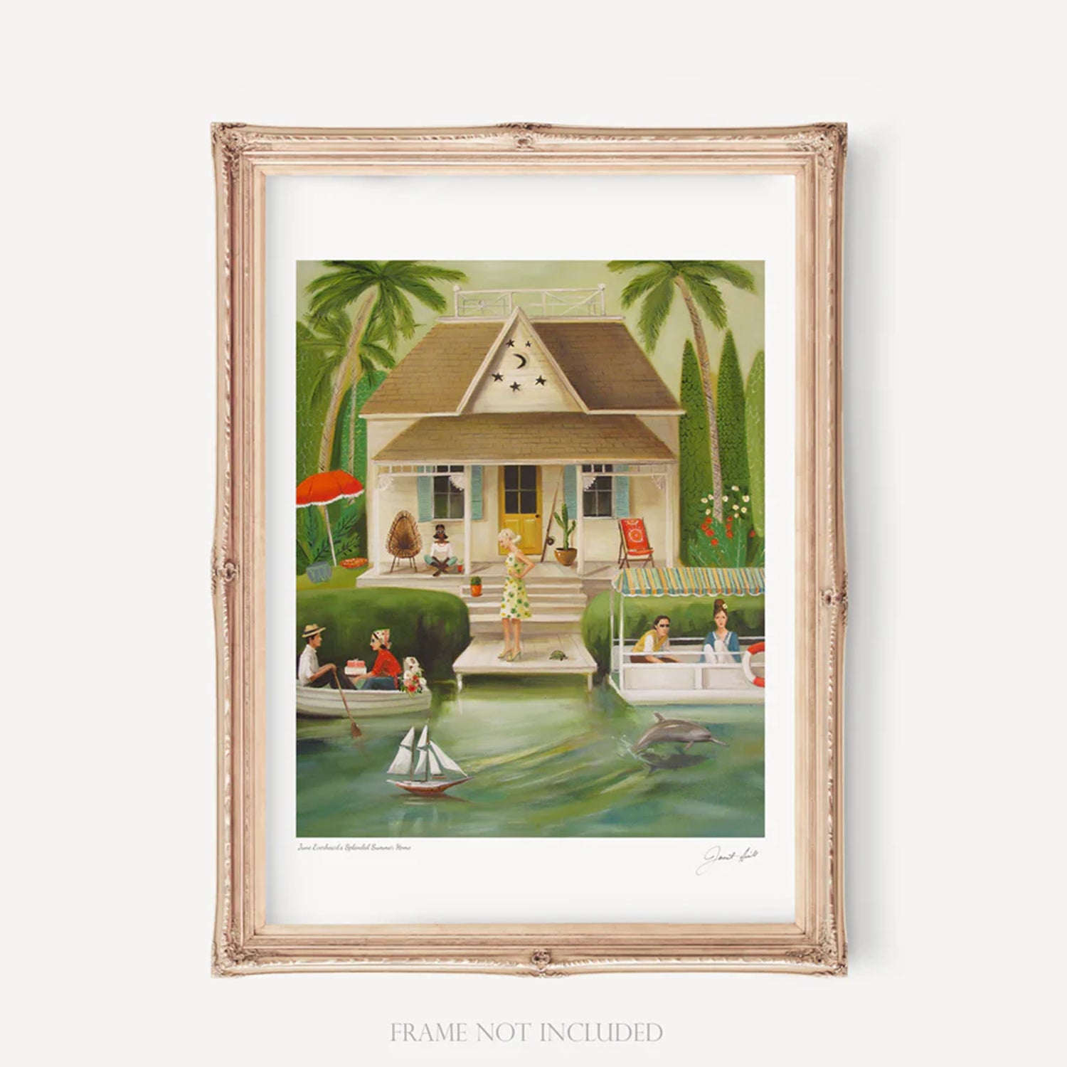 June Everheart's Summer Home Print