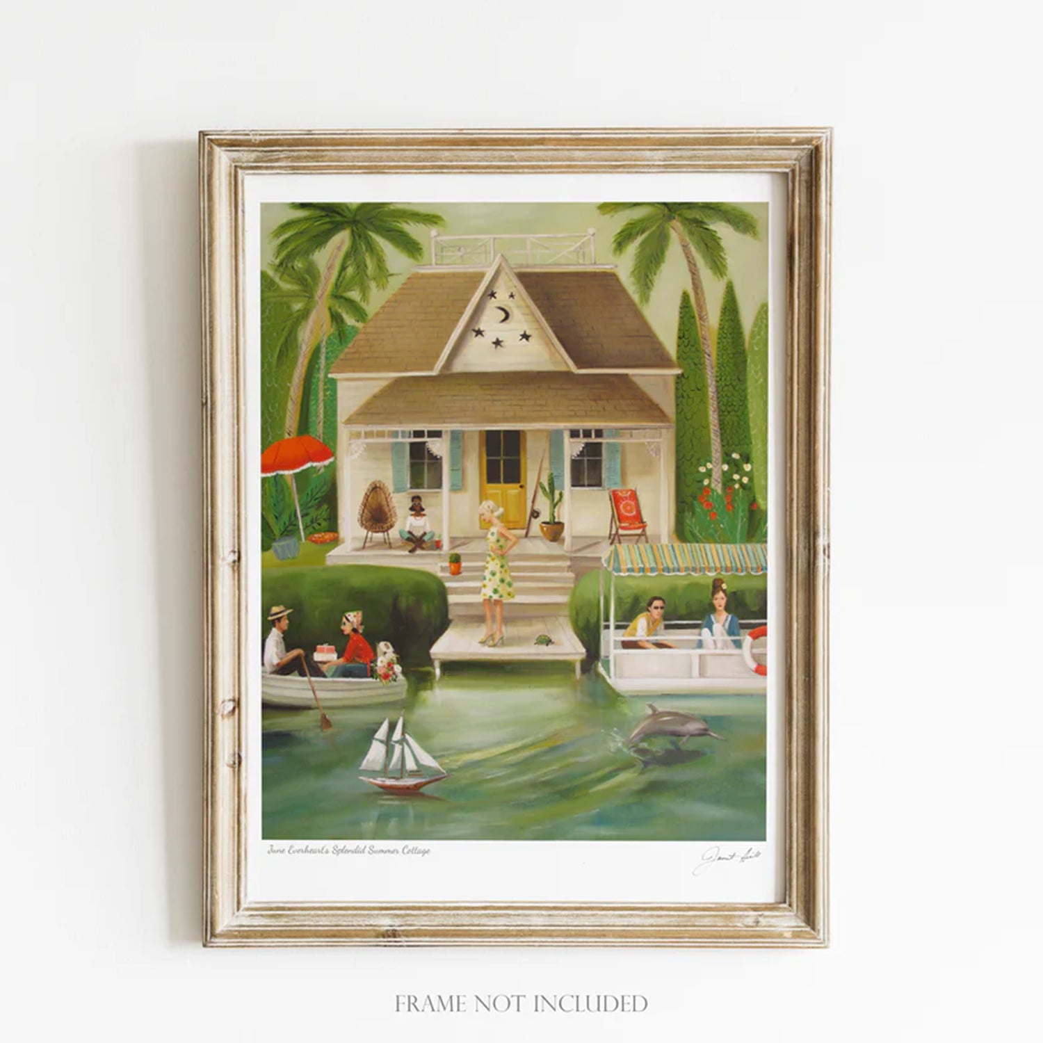 June Everheart's Summer Home Print