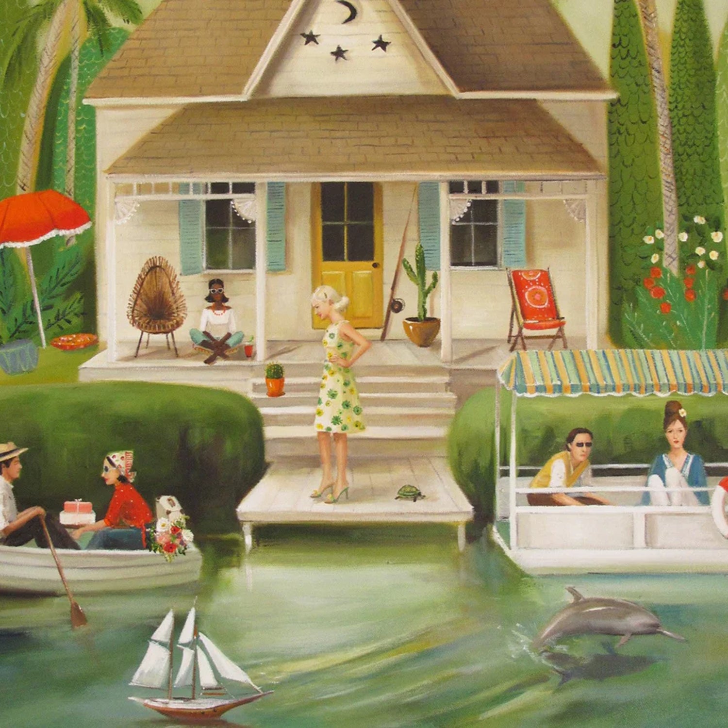 June Everheart's Summer Home Print