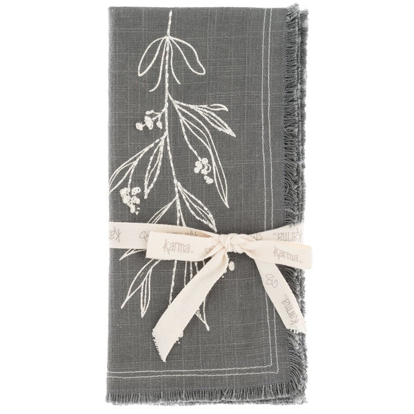 Mistletoe Napkin Set/4