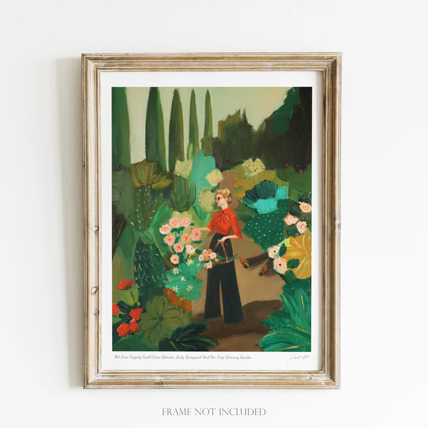 Lady Sarsgaard  Art Print