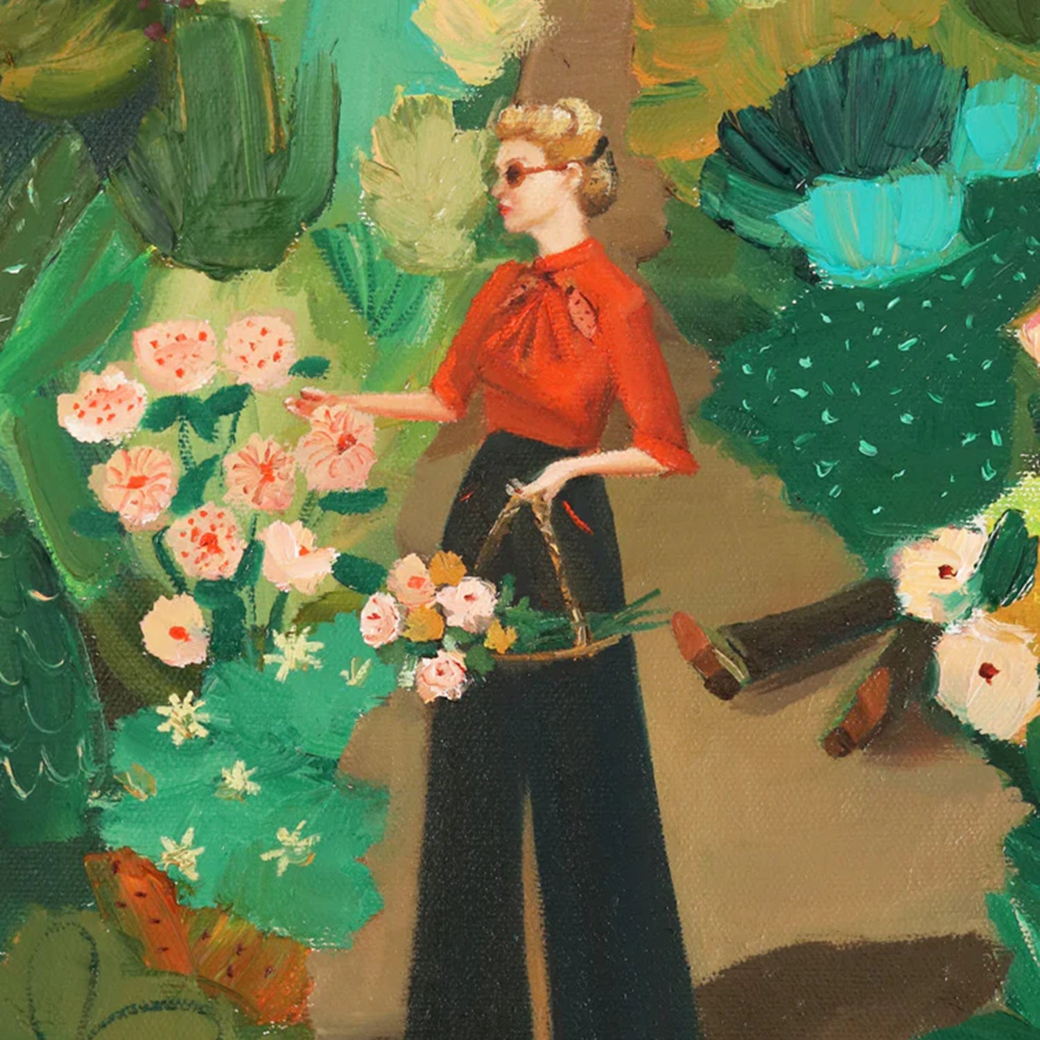 Lady Sarsgaard  Art Print