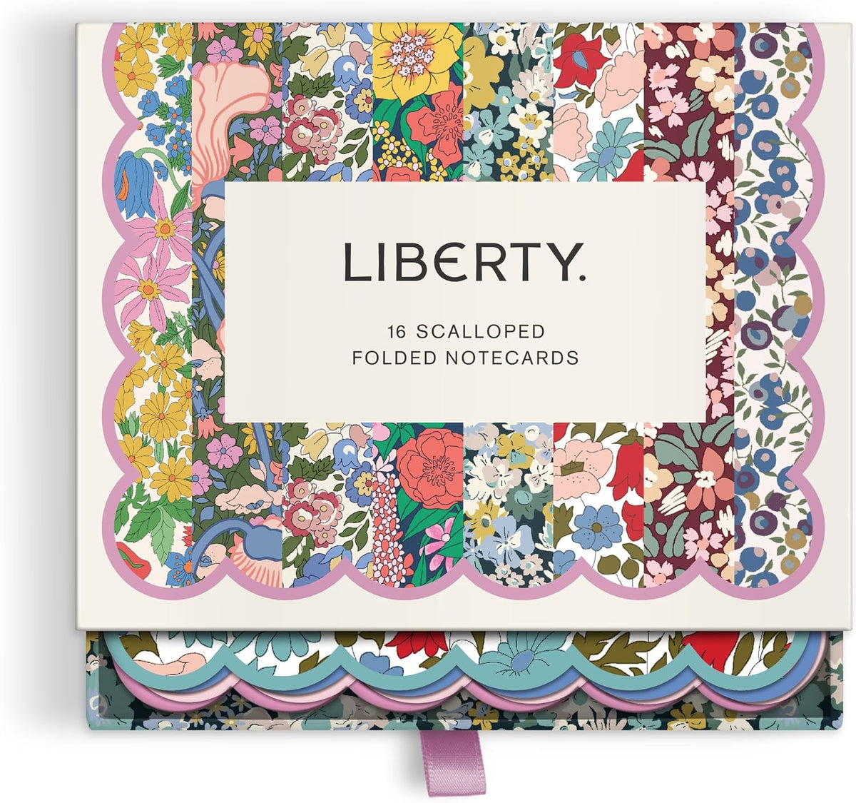 Liberty Scalloped  Notecard Set