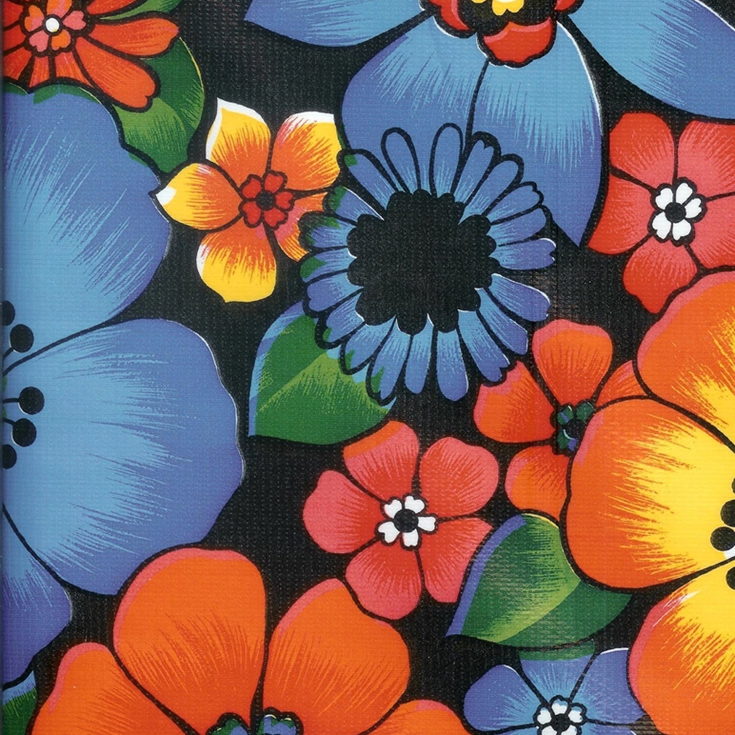 London Black Oilcloth