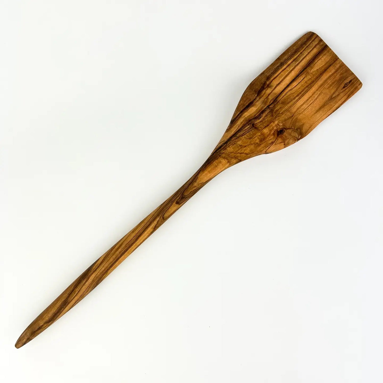 Long Olive Wood Spatula