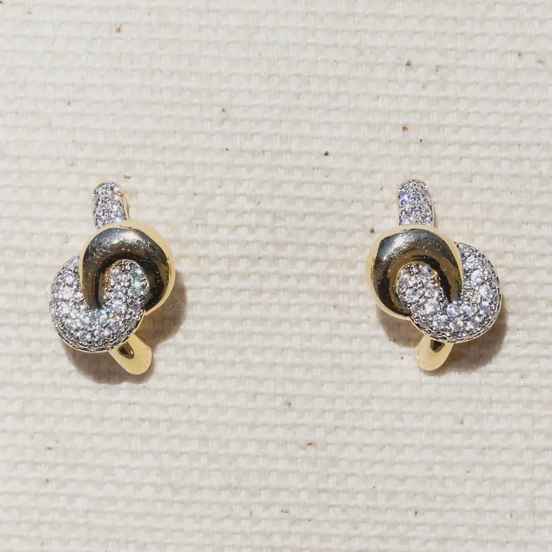 Love Knot Studs Duo