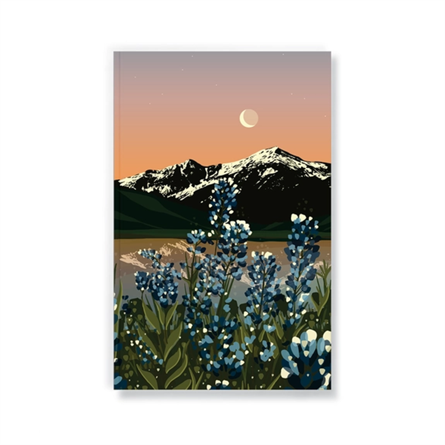 Lupines Layflat Notebook
