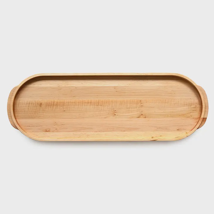 Maple Oval Buffet Serving Tray