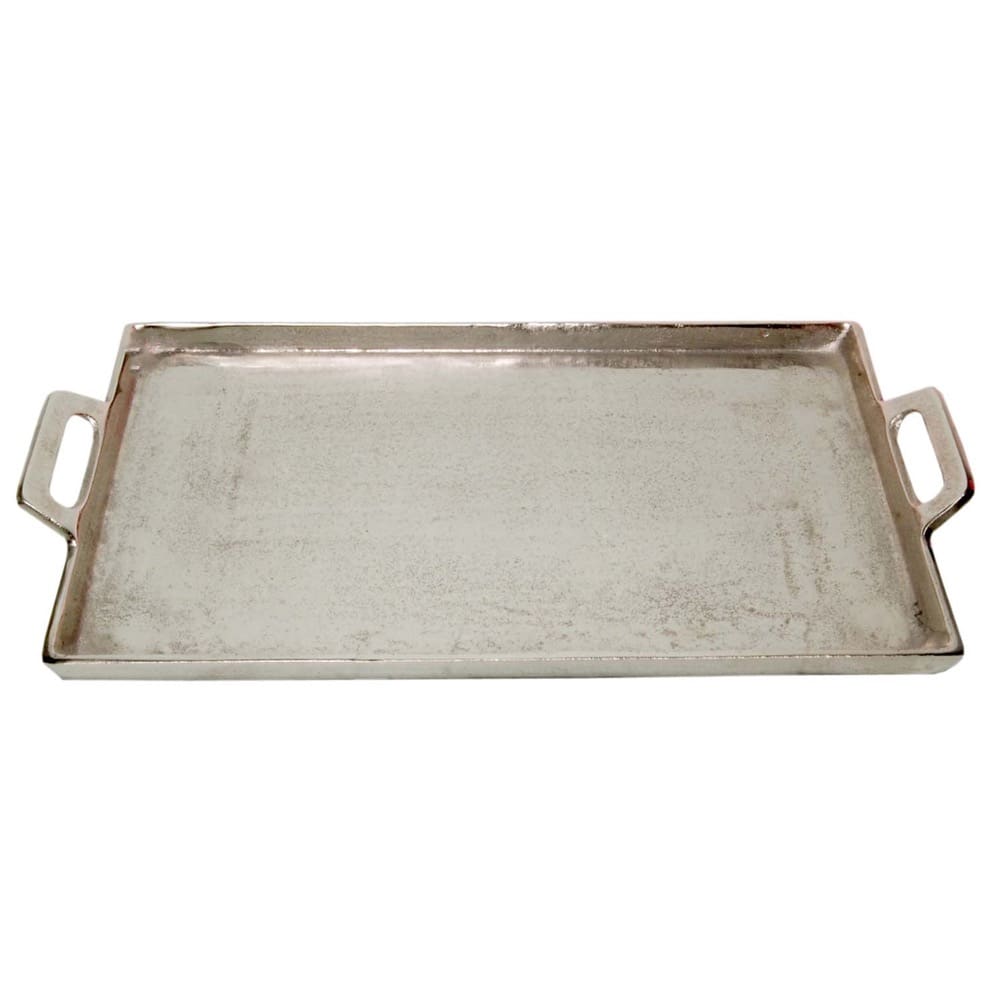 Raw Nickel Rectangular Tray