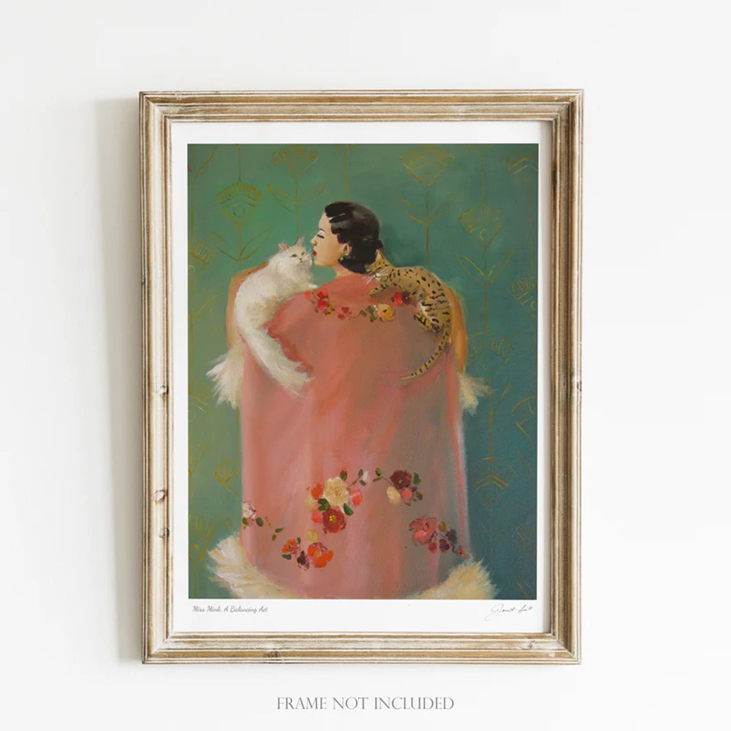 Miss Mink  Art Print