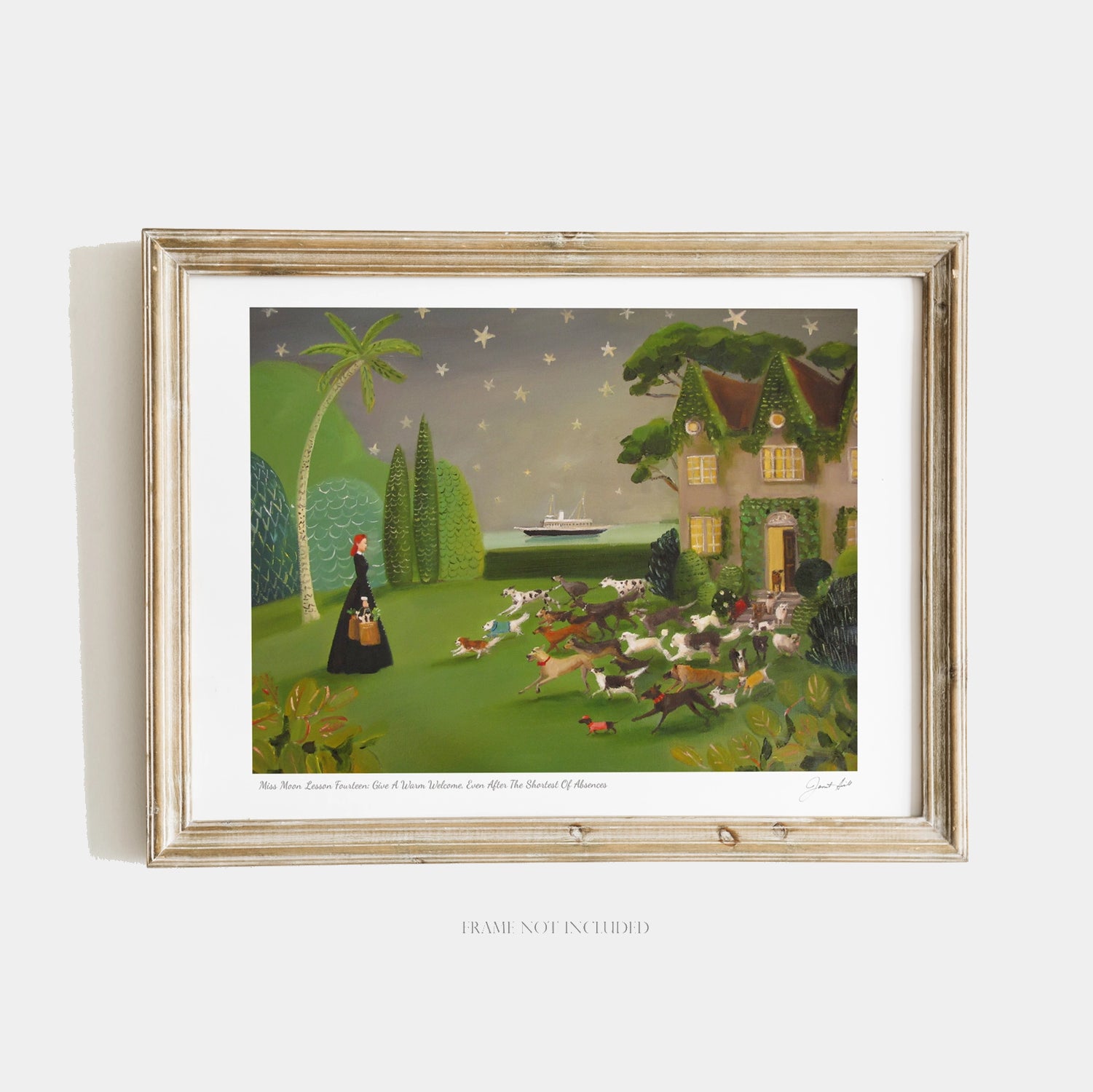 Miss Moon Lesson Fourteen Art Print