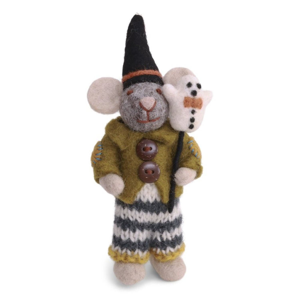 Small Grey Mouse Halloween Ghost