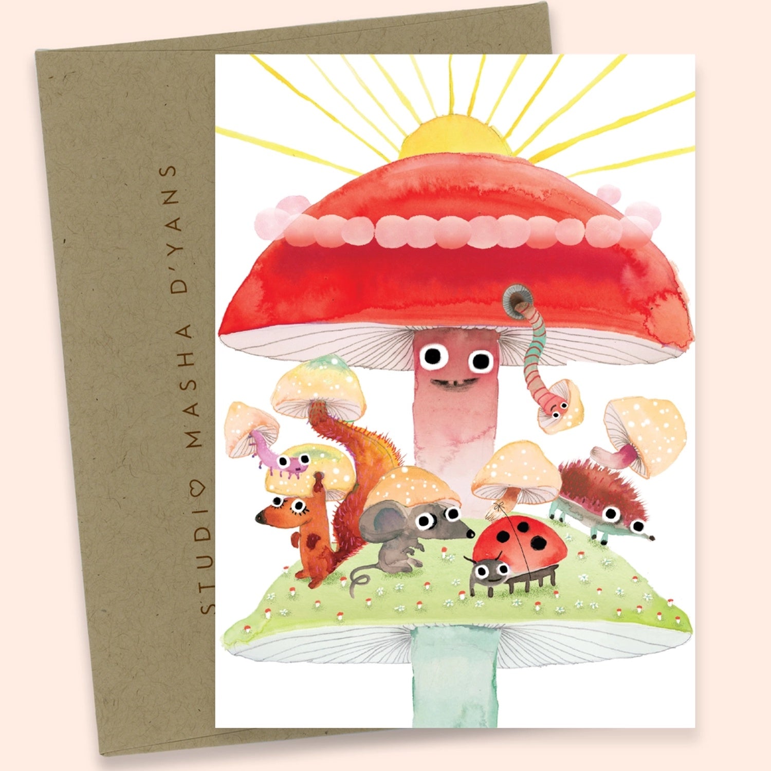 Mushroom Animal Gang Card