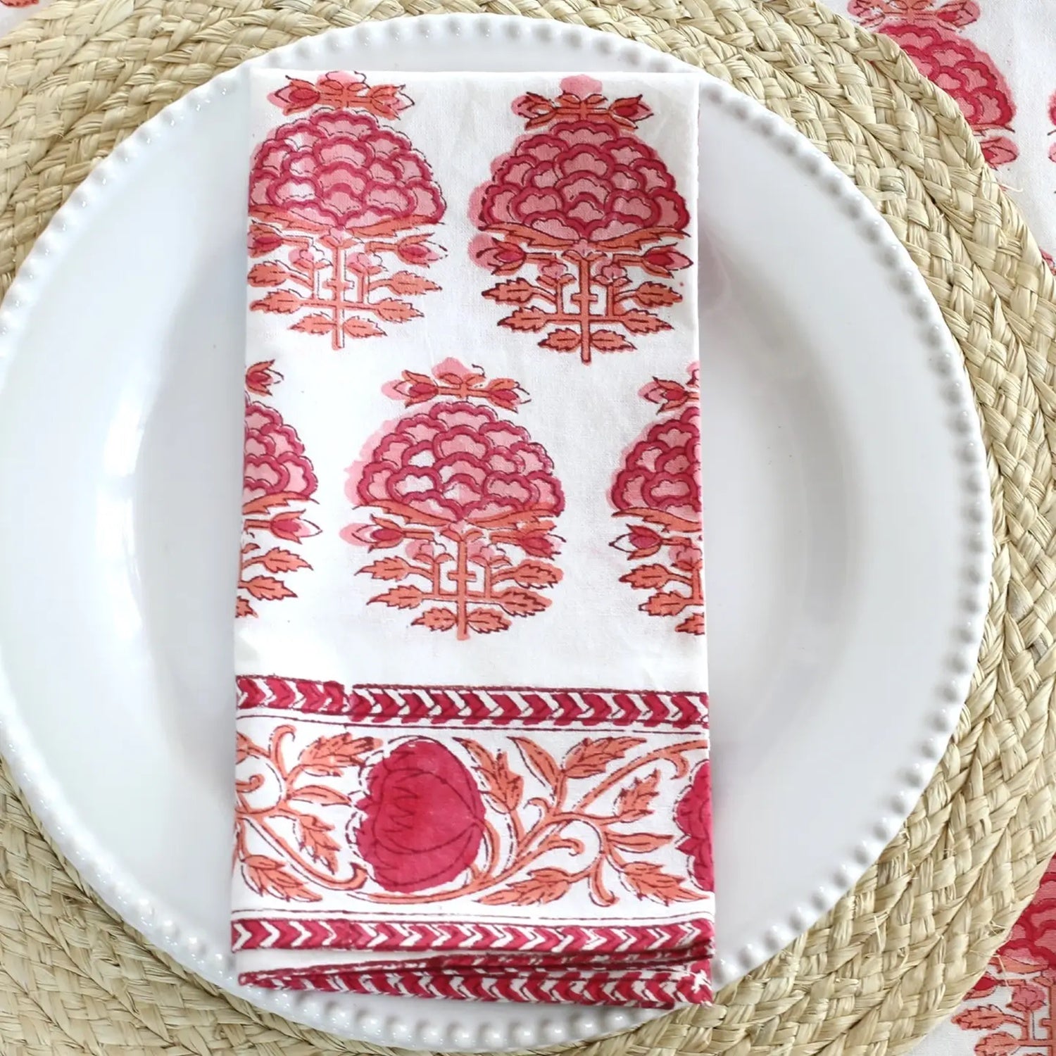 Napkin Pink City