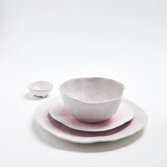 Nature Shape Light Pink Salad Plate