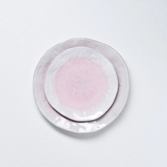 Nature Shape Light Pink Salad Plate