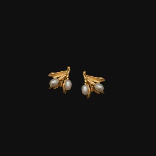 Night Willow Stud Earrings