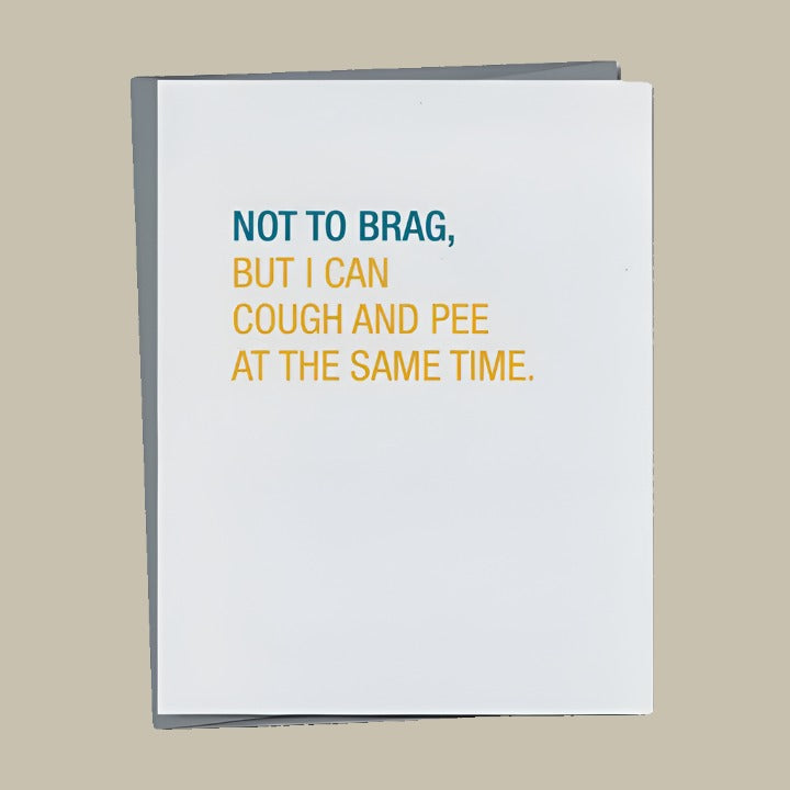 Not To Brag Card