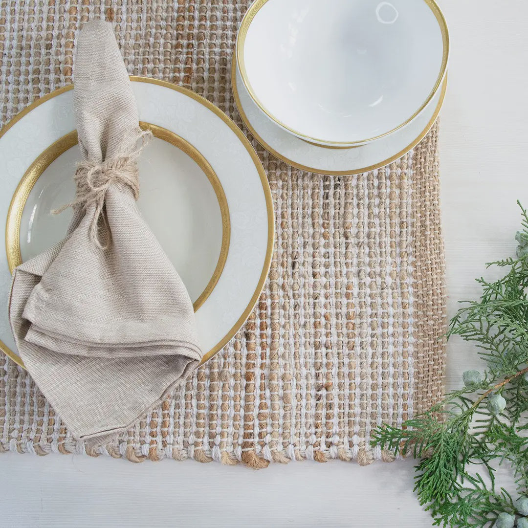 Ombre Jute & Ivory Placemat