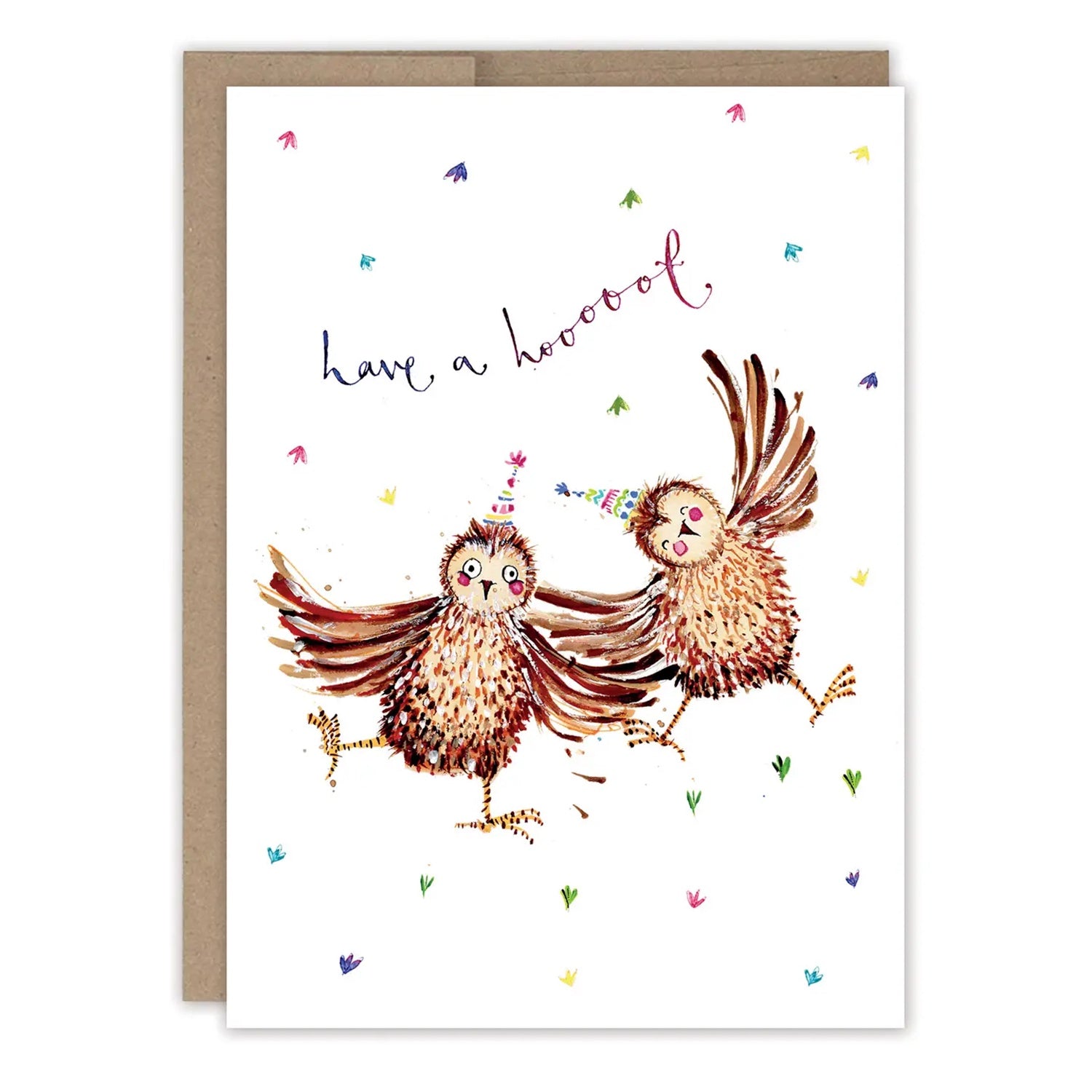 Owls Have A Hoot Birthday Card