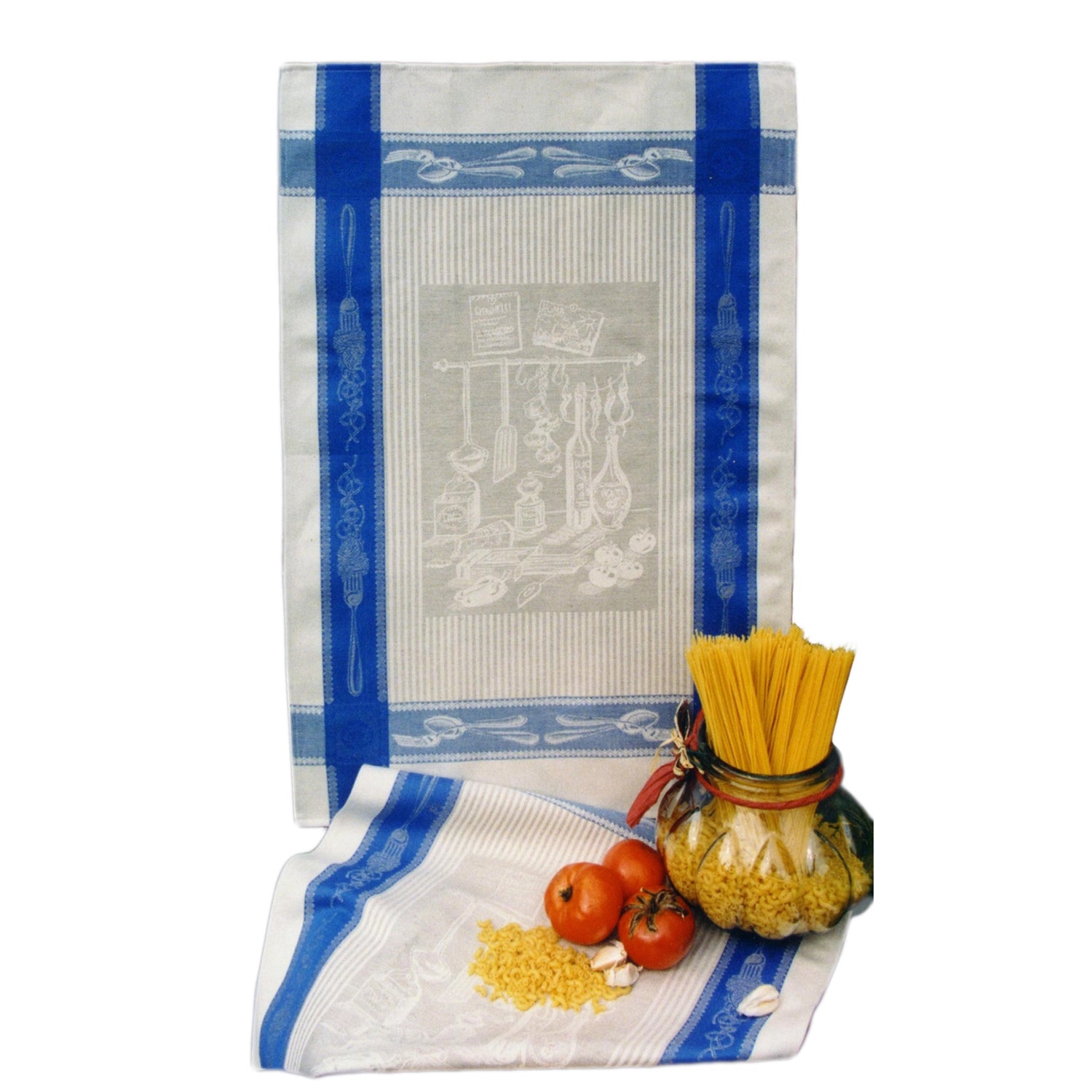 Pasta Linen and Cotton Tea Towel