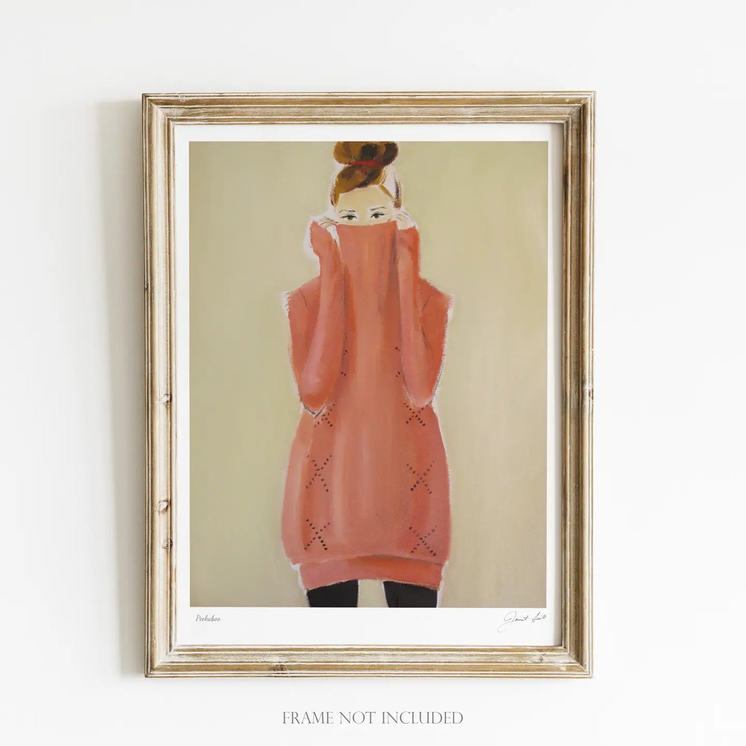 Peekaboo Art Print
