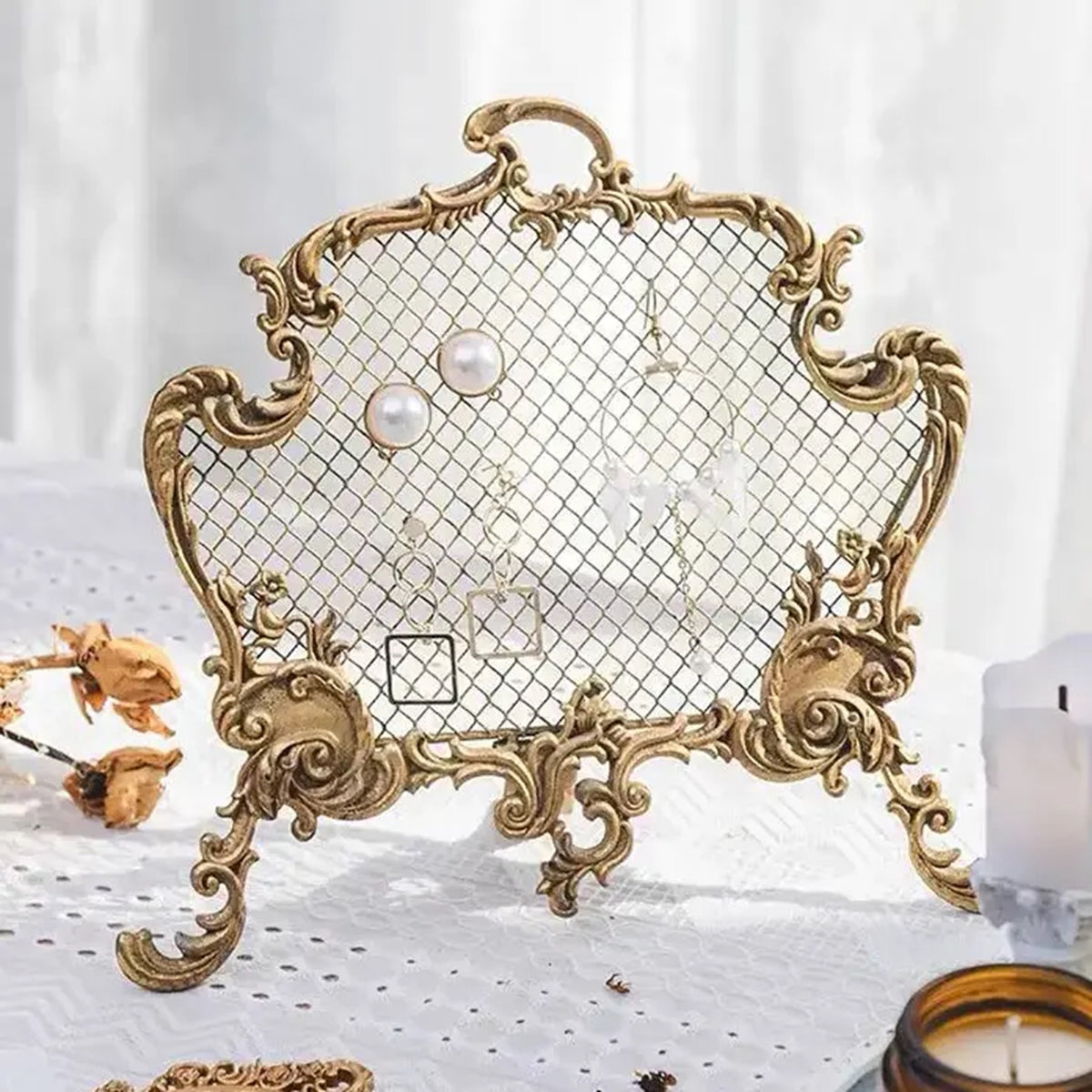 Pewter Jewelry Shelf