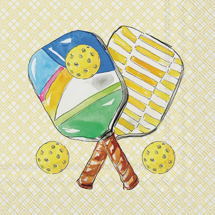 Pickleball Pair Cocktail Napkins